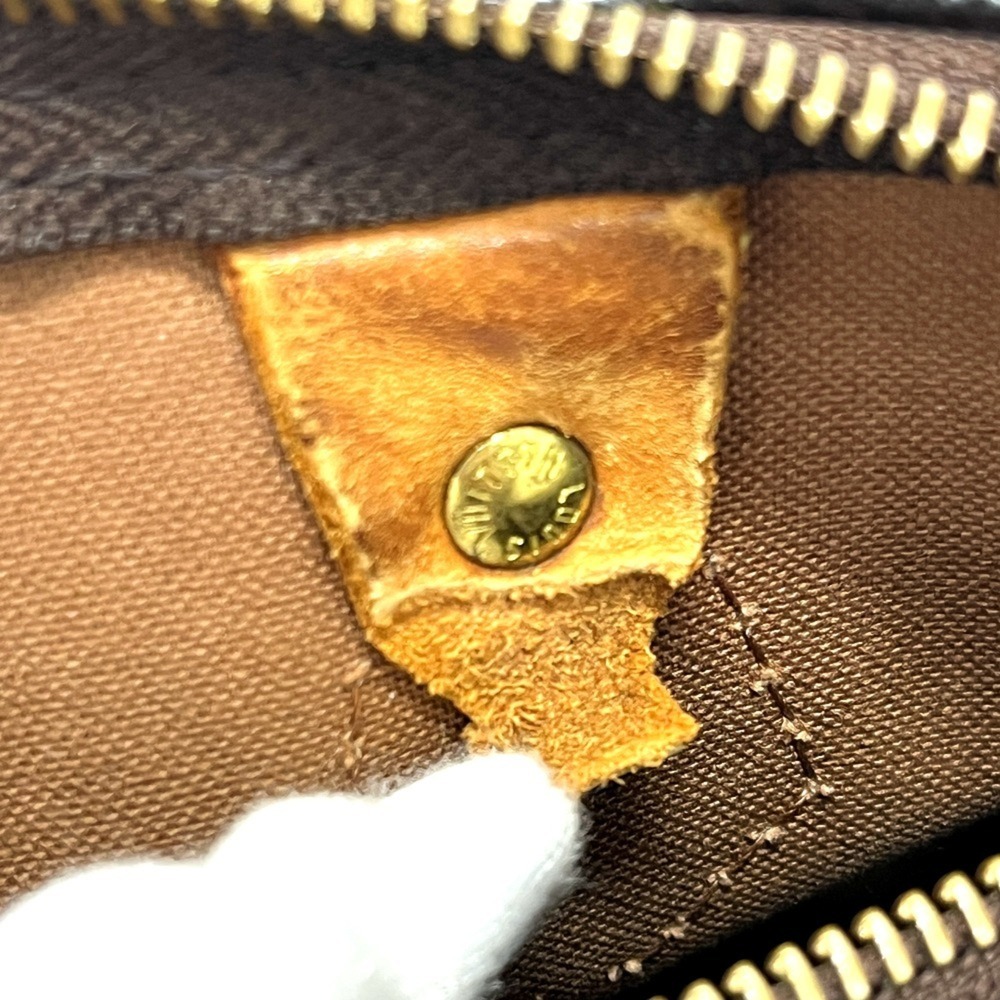 LOUIS VUITTON Authentic Brown Monogram Canvas Speedy 30 Boston Bag - Picture 15 of 16